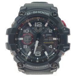 〇〇 CASIO カシオ マッドマスター 電波ソーラー 腕時計 GWG-100 ブラック x レッド Sランク