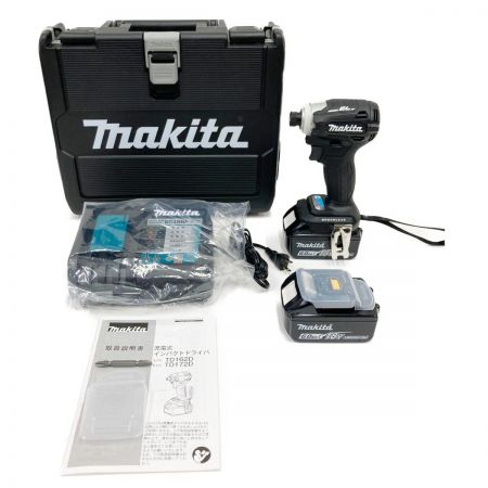  MAKITA マキタ 充電式インパクトドライバ 18v 6.0Ah TD172DRGX ブラック 未使用品