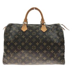 〇〇 LOUIS VUITTON ルイヴィトン モノグラム スピーディ35 ハンドバッグ ボストンバッグ M41524 ブラウン Bランク