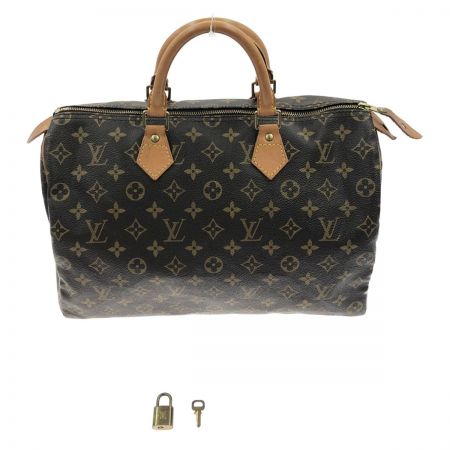  LOUIS VUITTON ルイヴィトン モノグラム スピーディ35 ハンドバッグ ボストンバッグ M41524 ブラウン