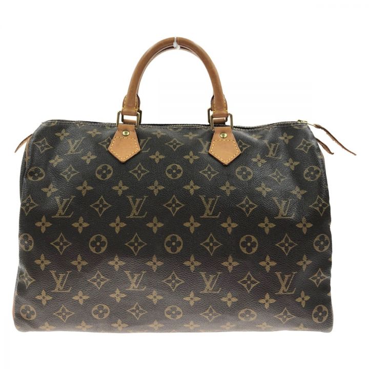 中古】 LOUIS VUITTON ルイヴィトン モノグラム スピーディ35 ハンドバッグ ボストンバッグ M41524  ブラウン｜総合リサイクルショップ なんでもリサイクルビッグバン オンラインストア