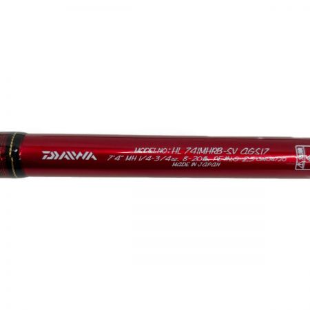  DAIWA ダイワ HAYATE  疾風 七四 MH  AGS 20周年記念モデル ロッド 741MHRB-SV AGS17