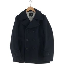 〇〇 BEAUTY & YOUTH ビューティーアンドユース メンズ コート ピーコート サイズS ネイビー Bランク