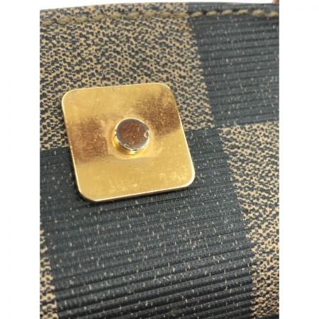  FENDI フェンディ ブロック チェック バッグパック トートバッグ  279260020068 ブラウン