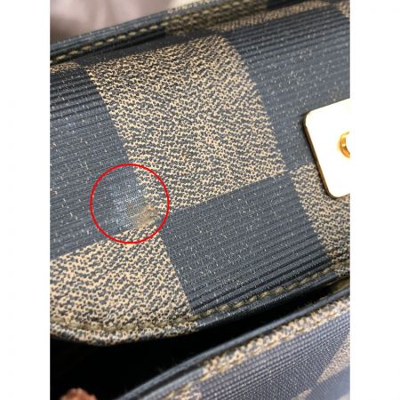  FENDI フェンディ ブロック チェック バッグパック トートバッグ  279260020068 ブラウン