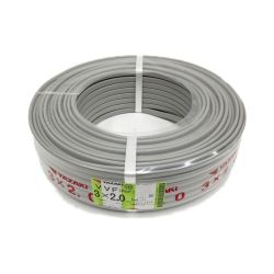 〇〇 YAZAKI  電材 VVFケーブル 3芯 3× 2.0 PbF 100m 未開封品 未開封品 Nランク