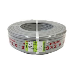〇〇 YAZAKI 電材 VVFケーブル 3芯 3× 2.0 PbF 100m 未開封品 Nランク