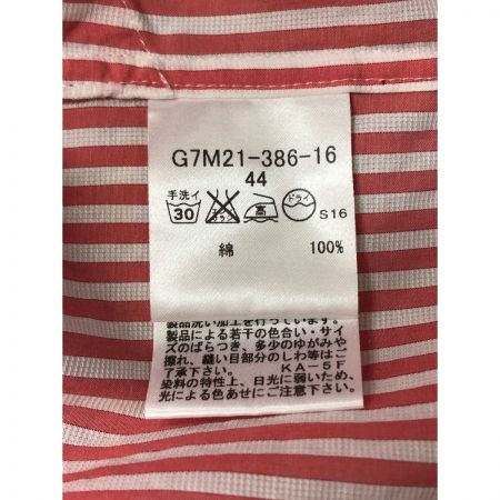  MACKINTOSH LONDON レディース シャツ サイズ44 ピンク×ホワイト