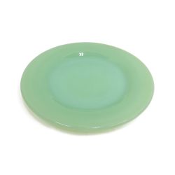 〇〇 Fire King ファイヤーキング ジェダイ サラダプレート W17 1960年代 グリーン Bランク