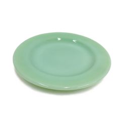 〇〇 Fire King ファイヤーキング ジェダイ サラダプレート W17 1950年代 グリーン Bランク