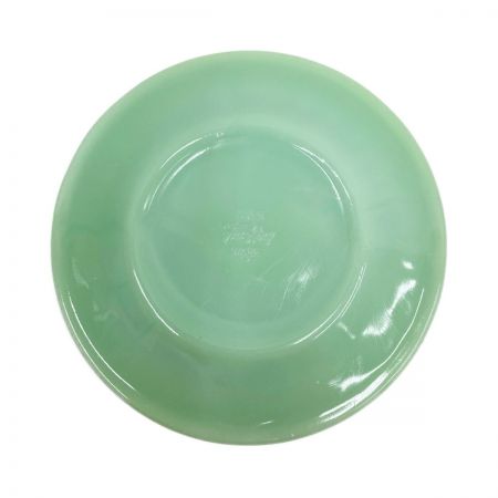  Fire King ファイヤーキング ジェダイ サラダプレート W17 1950年代 グリーン