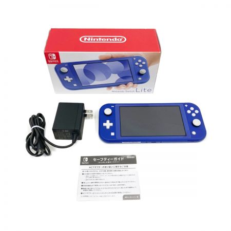  Nintendo ニンテンドウ Switch Lite スイッチライト ブルー HDH-001