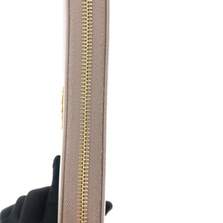  PRADA プラダ ラウンド 長財布 サフィアーノ 1ML506 ピンク