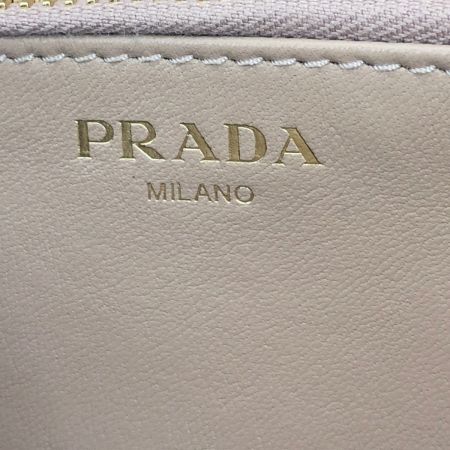  PRADA プラダ ラウンド 長財布 サフィアーノ 1ML506 ピンク