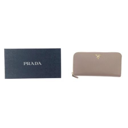  PRADA プラダ ラウンド 長財布 サフィアーノ 1ML506 ピンク