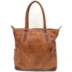 〇〇 ultima バッグ トートバッグ キャメル Bランク