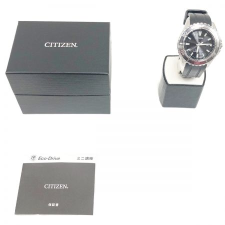  CITIZEN シチズン プロマスター エコドライブ ダイバー 200m 腕時計 E168-S111501 ブラック x シルバー