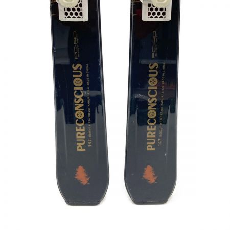  Pureconscious ピュアコンシャス PC-AD スキー板 ブラック 147cm