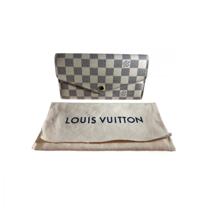 LOUIS VUITTON ルイヴィトン ダミエ アズール ポルトフォイユ サラ 長財布 N63208｜中古｜なんでもリサイクルビッグバン