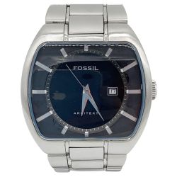 〇〇 FOSSIL フォッシル クォーツ 腕時計 FS-3021 シルバー Cランク