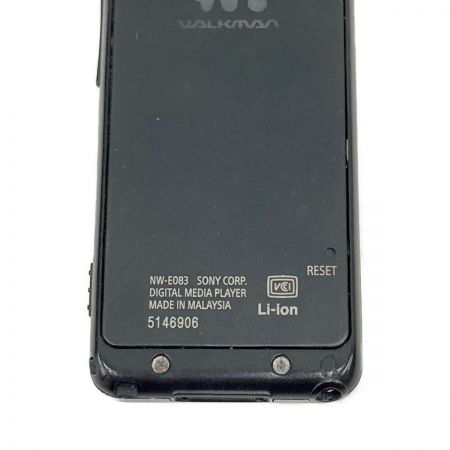  SONY ソニー WALK MAN ウォークマン  ポータブルプレーヤー 4GB NW-E083 ブラック