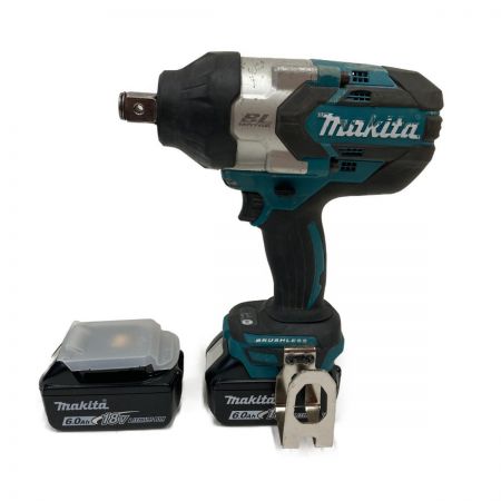  MAKITA マキタ 充電式インパクトレンチ 18Ｖ TW1001D グリーン バッテリー×2個