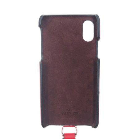  VALENTINO バレンチノ IPhone X Xs ケース  レッド