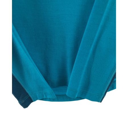  icebreker レディース スウェット ハーフジップスウェット サイズXS スカイブルー