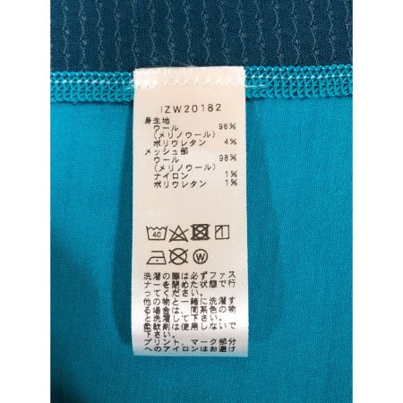  icebreker レディース スウェット ハーフジップスウェット サイズXS スカイブルー