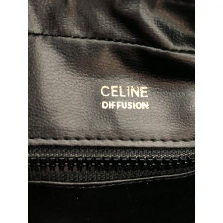  CELINE セリーヌ マカダム ショルダーバッグ レッド
