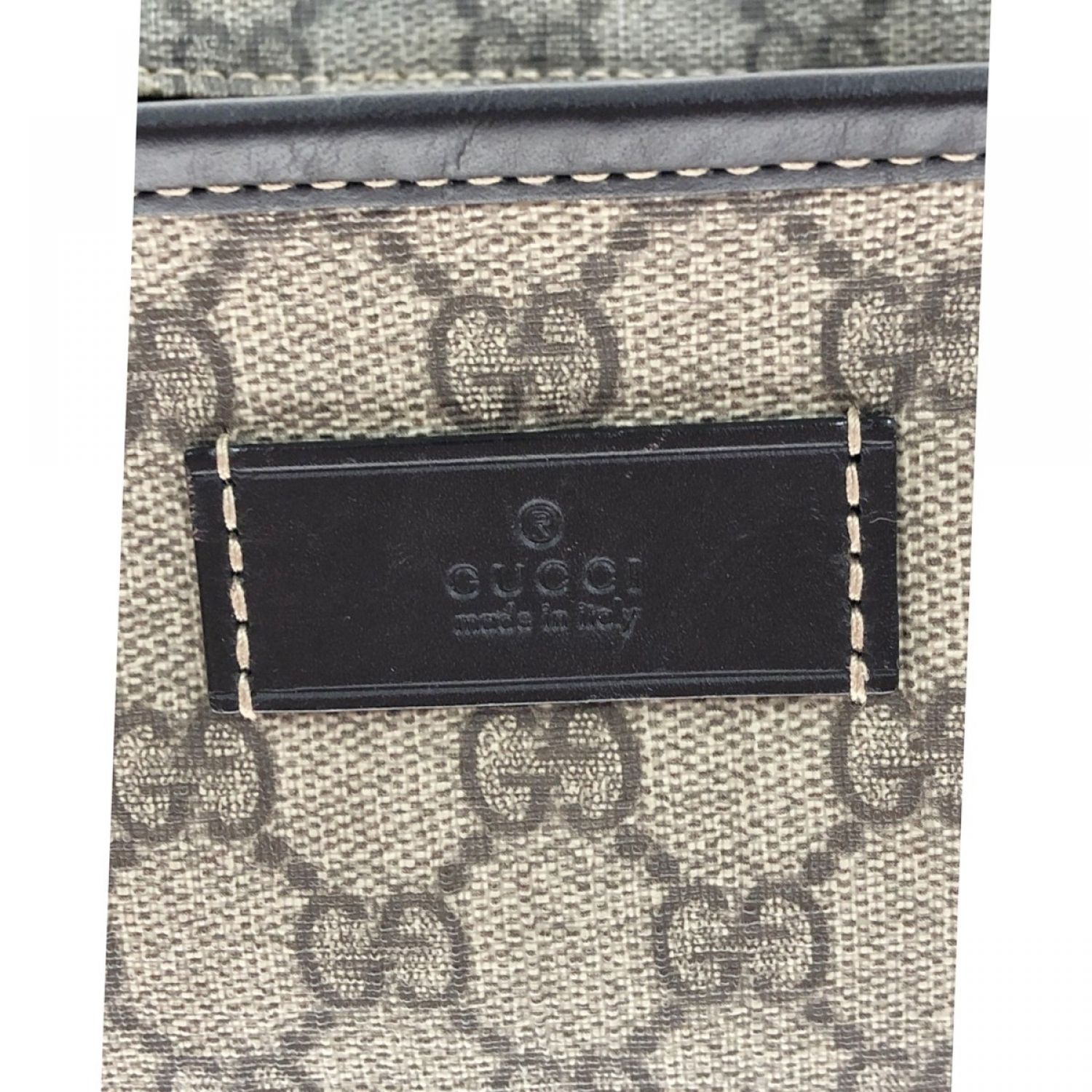 中古】 GUCCI グッチ GGスプリーム トートバッグ 211137 ブラウン x