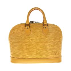 〇〇 LOUIS VUITTON ルイヴィトン エピ アルマ ハンドバッグ M52149 イエロー Bランク