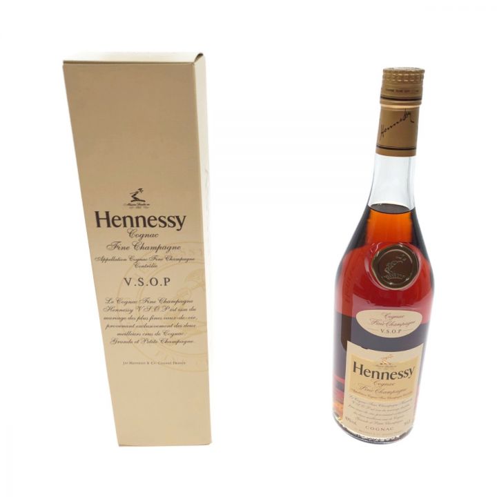 Hennessy ヘネシー V.S.O.P フィーヌ シャンパーニュ ブランデー 700ml 40度 未開栓｜中古｜なんでもリサイクルビッグバン