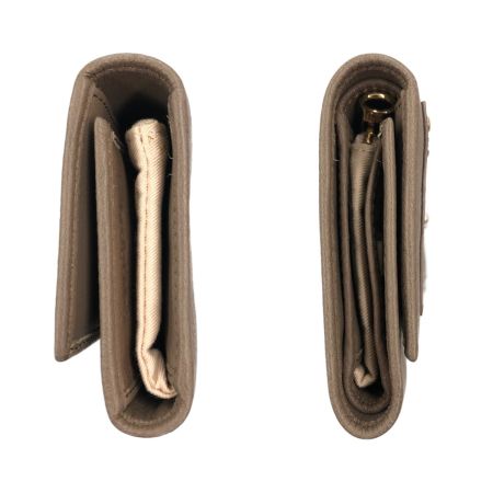  see by chloe シーバイクロエ 三つ折り財布  チャコールグレー