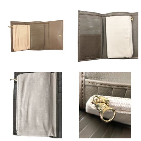  see by chloe シーバイクロエ 三つ折り財布  チャコールグレー