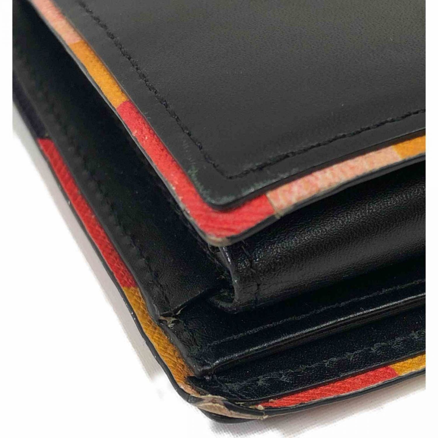 中古】 Paul Smith ポールスミス 財布 2つ折り財布 ブラック Cランク