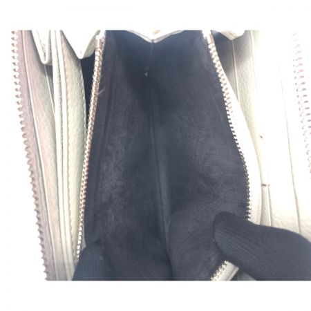  GUCCI グッチ ソーホー インターロッキングG ラウンドファスナー 長財布 308280 0416 アイボリー