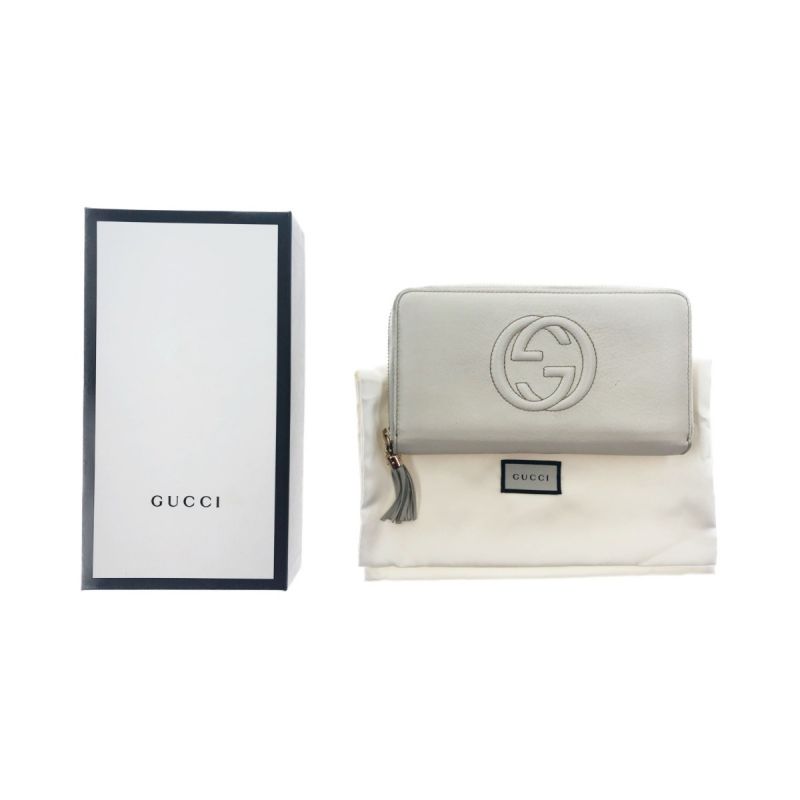 中古】 GUCCI グッチ ソーホー インターロッキングG ラウンド