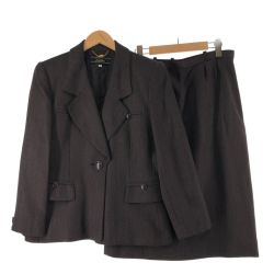 〇〇 Leilian レリアン レリアン スーツ サイズ11 ブラウン Bランク