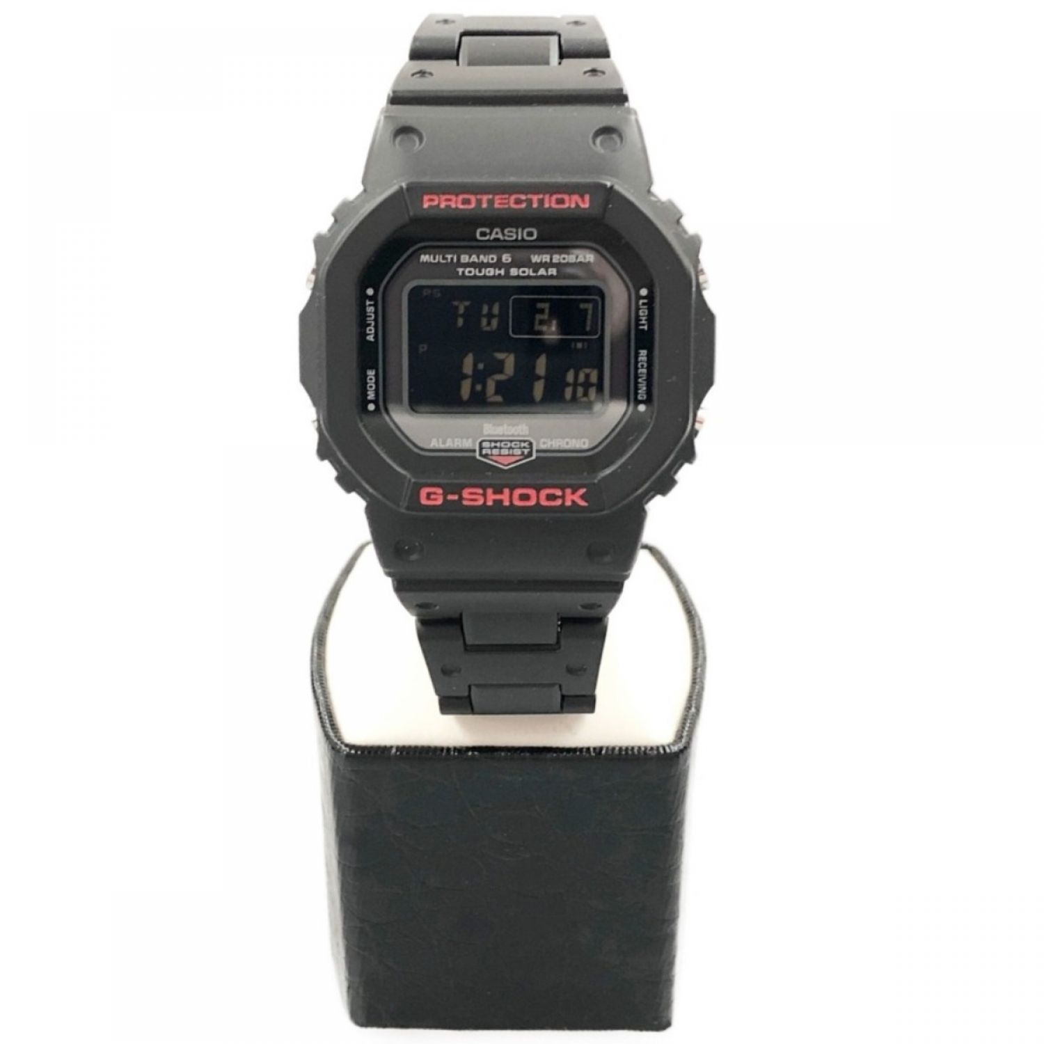 中古】 CASIO カシオ タフソーラー 腕時計 GW-B5600 ブラック x レッド