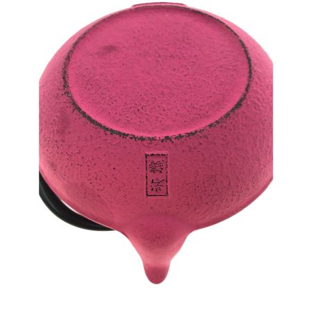  アンシャンテジャポン カラーポット ポット敷 2点セット 南部鉄器 鉄瓶 急須 ピンク