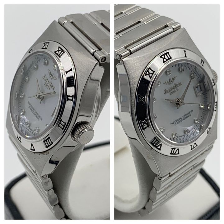 Mercedes-Benz 自動巻き腕時計 シルバー Mercedes Benz CLK Automatic Stainless Steel Men's Watch 21 Jewels