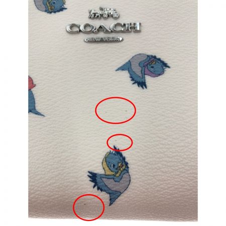  COACH コーチ ディズニー 幸せの青い鳥 ポーチ C3359 アイボリー