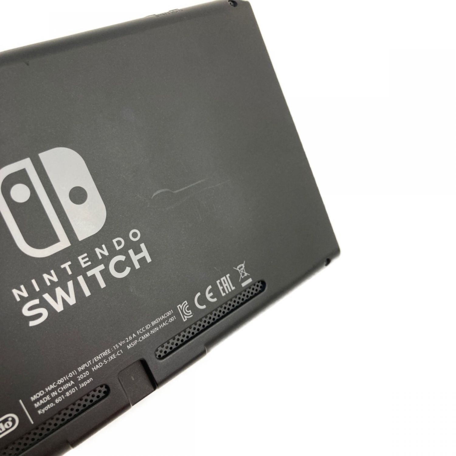 Nintendo Switch 本体　グレー　使用１時間　備品新品未使用