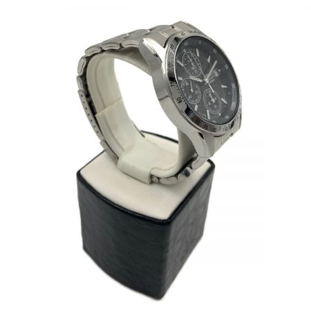  SEIKO セイコー スピリット クロノグラフ メンズ クォーツ 腕時計 7T92-0DW0 シルバー x ブラック