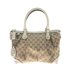〇〇 GUCCI グッチ スーキー GG キャンバス ハンドバッグ 2way バッグ 247902 アイボリー Bランク