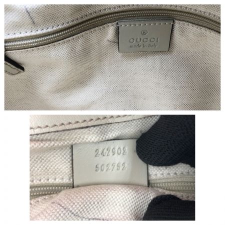  GUCCI グッチ スーキー GG キャンバス ハンドバッグ 2way バッグ 247902 アイボリー