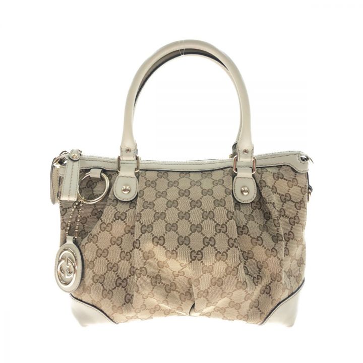 GUCCI グッチ スーキー GG キャンバス ハンドバッグ 2way バッグ 