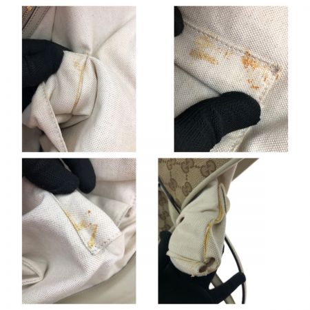  GUCCI グッチ GGキャンバス ハートビット トートバッグ 269956 アイボリー