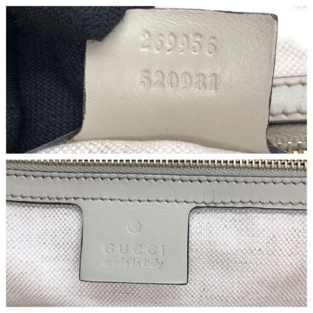  GUCCI グッチ GGキャンバス ハートビット トートバッグ 269956 アイボリー